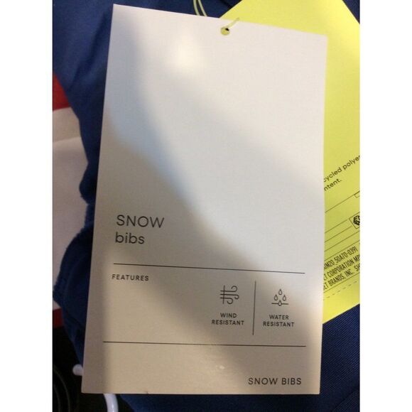 ALL in Motion Snow Bibs Youth XSmall 4-5 Blue Polyester - Picture 4 of 5